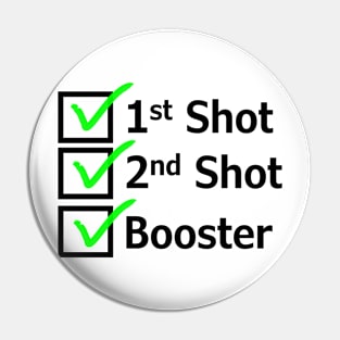 Triple Vaccinated (Shot Version) Pin