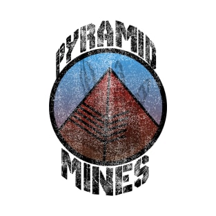 Pyramid Mines Grunge effect T-Shirt