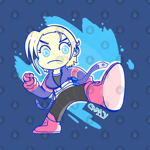 Chibi Fighter: Cammy by wisdomeel