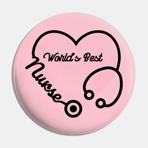 WORLD'S BEST NURSE Pin by EmoteYourself