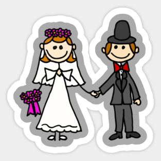 Disney Wedding Stickers Teepublic