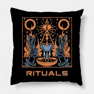 Demonic Elegance: Rituals of Occult Pillow