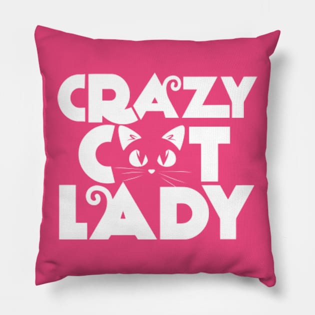 Crazy Cat Lady Pillow by oyshopping