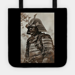 Soulful Samurai Detailed Portrait Of A Warrior In Traditional Armor Tote