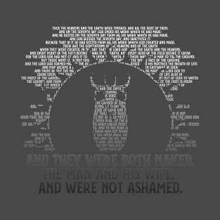 Morningstar: No Shame Biblical Design (grey monotone) T-Shirt