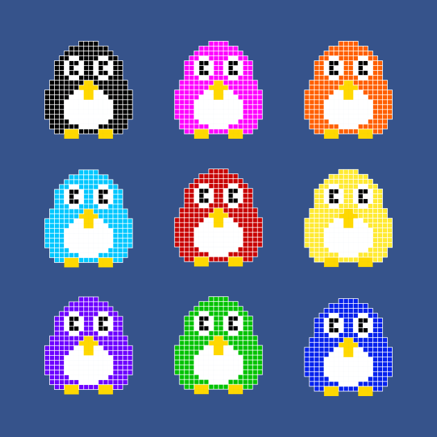 United Colors of Pengi by spacepigmath