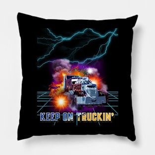 Keep On Truckin' Pillow