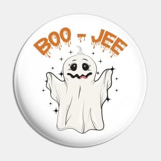 Spooky Season Cute Ghost Halloween Costume Boujee Boo-Jee Pin