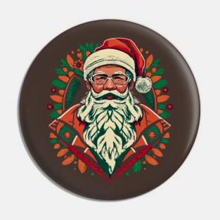 Christmas Santa Pin