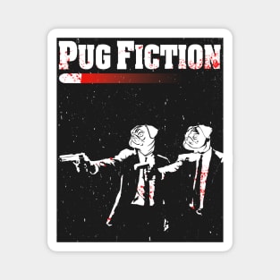 Pug Fiction Magnet