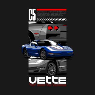 Blue Corvette C5 T-Shirt