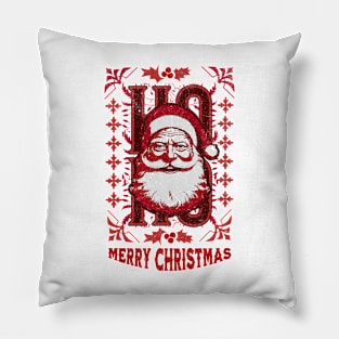 vintage Santa Claus face Pillow