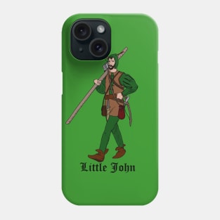 Little John with quarterstaff Phone Case