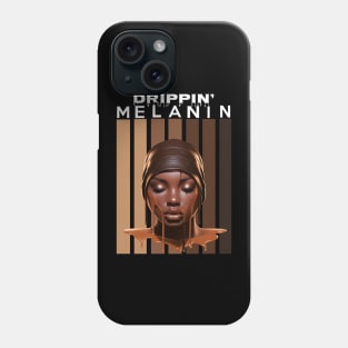 Drippin Melanin Afrocentric Gift Phone Case