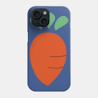 Lineless Stylized Carrot Sticker Phone Case