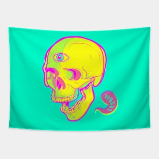 LSD Skull Tapestry