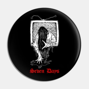 The Ring Horror Movie Samara Seven Days Halloween Pin