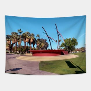 Palm Springs Architectural Fountain Tapestry