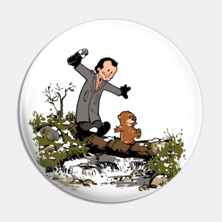 Happy Groundhog Day Pin