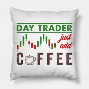 Stock Exchange Gift Day Trader Just Add Coffee Pillow