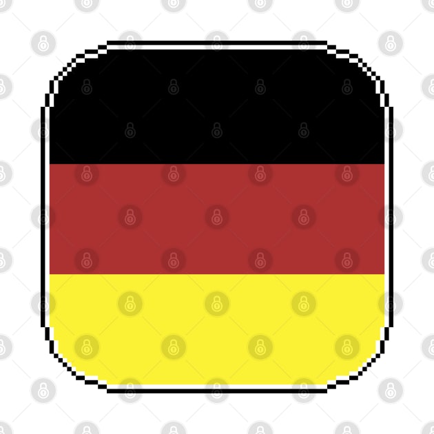 Germany flag by pixel eats sugar