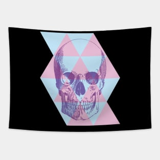 Pastel Goth Skull Tapestry