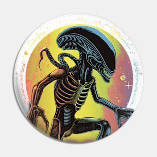 Alien surfing 88071 Pin