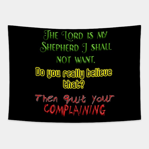 The Lord is my shepherd T-Shirt mug coffee mug apparel hoodie sticker gift Tapestry by LovinLife