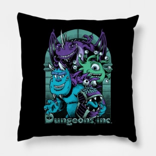 Dungeons, Inc. - RPG Monsters Parody Pillow