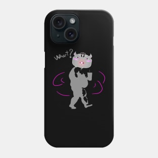 what fat pig funny Phone Case