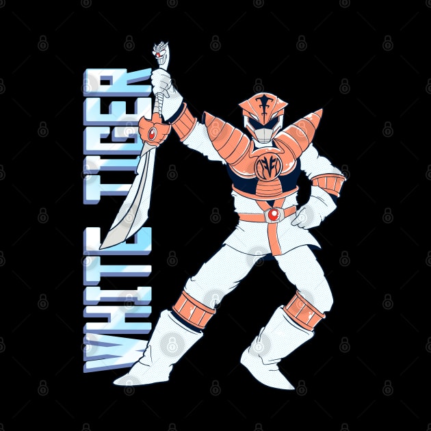 DBZ x MMPR Mashup: White Tiger by Hojyn