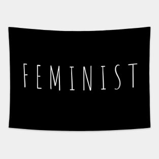 Feminist quote on T Shirt, FEMINIST Tapestry