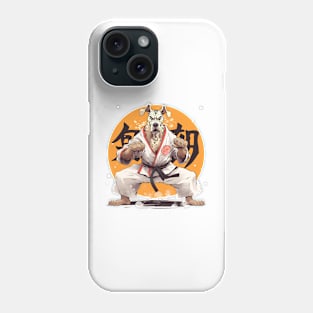 karate dog Phone Case