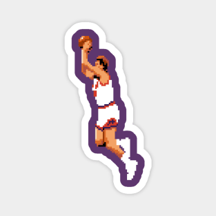 Tom Chambers Best Dunk Ever Pixel Magnet