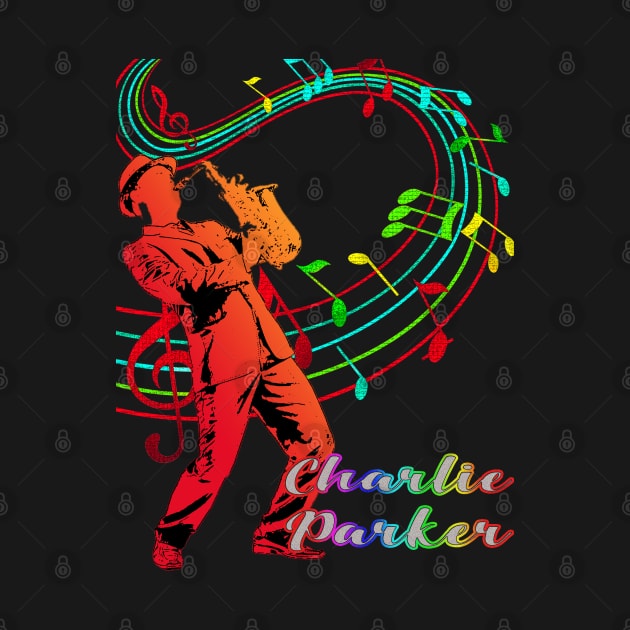 A Man With Saxophone-Charlie Parker by Mysimplicity.art