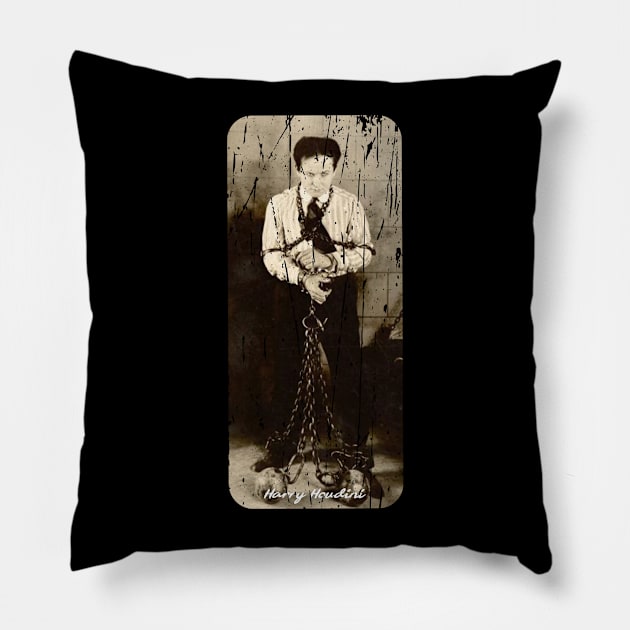 HARRY HOUDINI Pillow by Cult Classics