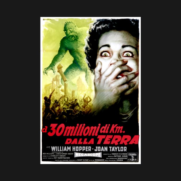 20 Million Miles to the Earth (Italian Poster) by Scum & Villainy