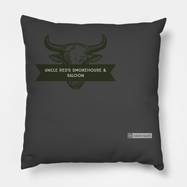 Uncle Red's BBQ Pillow by Flatlands Field and Fowl