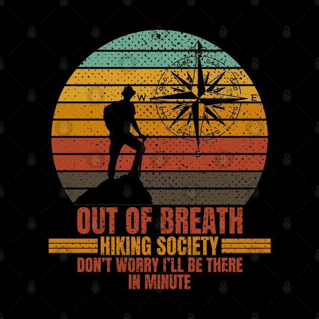Out of breath Hiking Society Sunset Original by Design Malang
