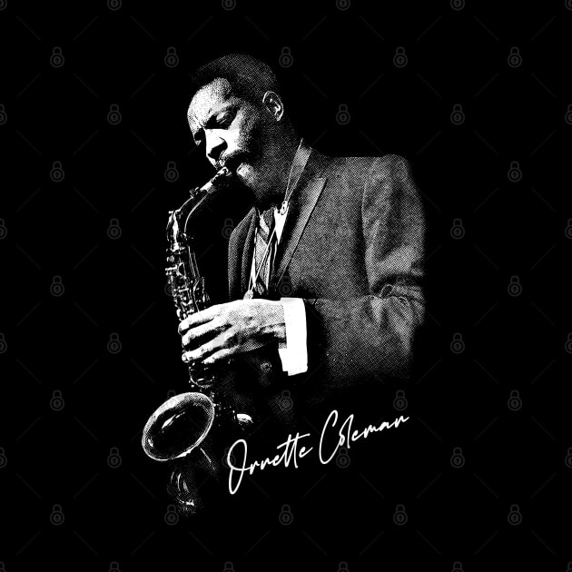 Ornette Coleman /\/ Retro Jazz Music Fan Design by DankFutura