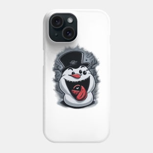 snowman face Phone Case