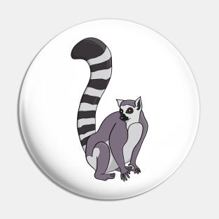 An adorable Lemur Pin