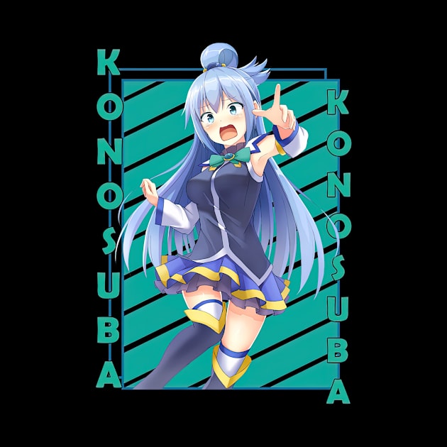 Aqua Kono Subarashii Sekai ni Shukufuku wo Anime by RhysDawson