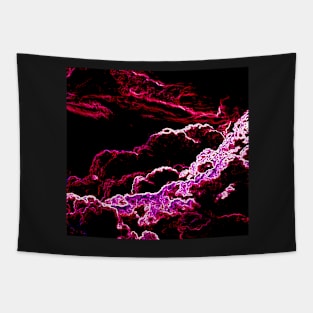 Neon Cloud Tapestry