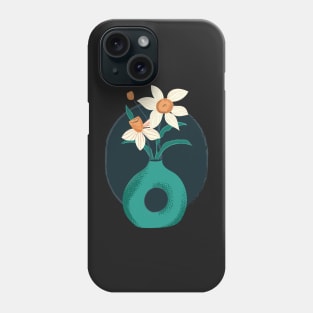 yellow sunflower in the vase Phone Case