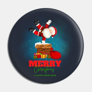 Merry Christmas and Happy New Year 2023 Pin