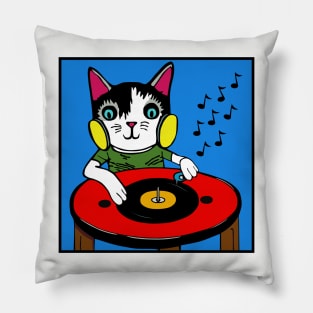 DJ Cat Pillow