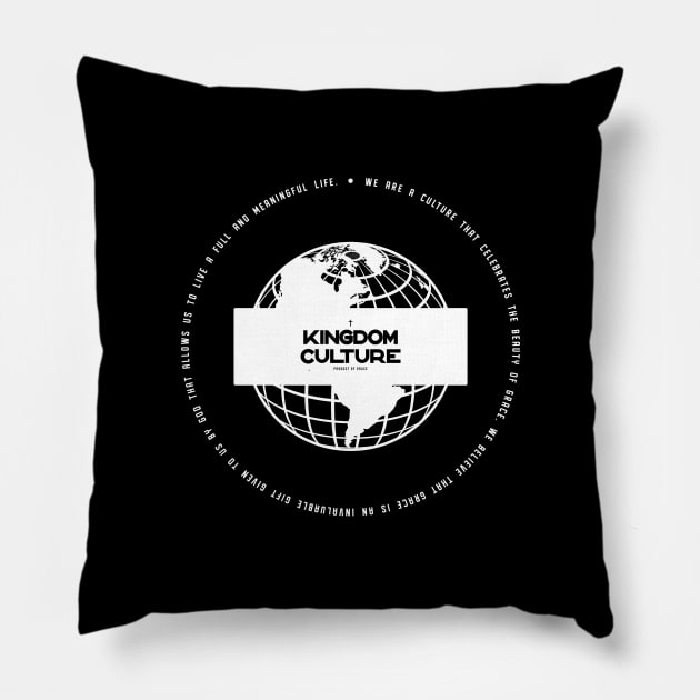 KINGDOM CULTURE WORLD Pillow by Kingdom Culture