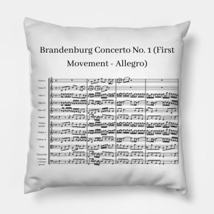 Brandenburg Concerto No.1 First Movement.by J.S.Bach. Pillow