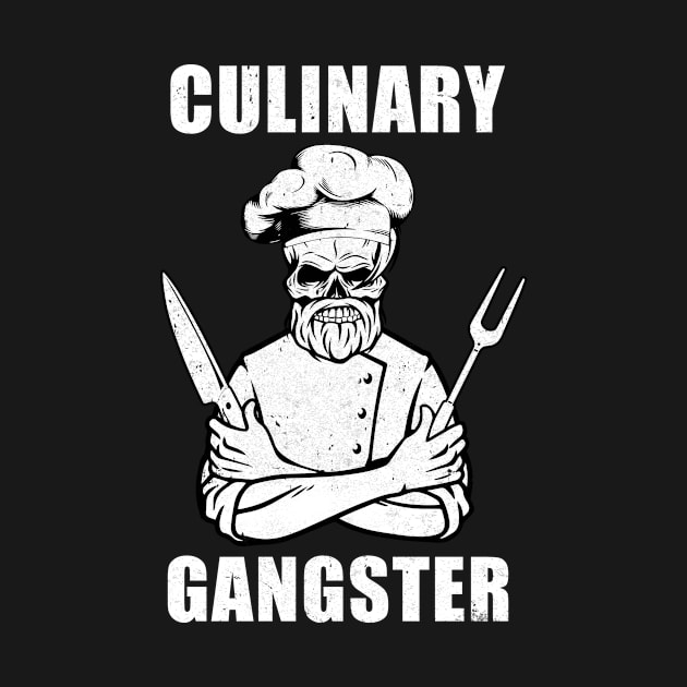 Culinary Gangster Cool Cooking Chef Gifts For Men by Marks Kayla